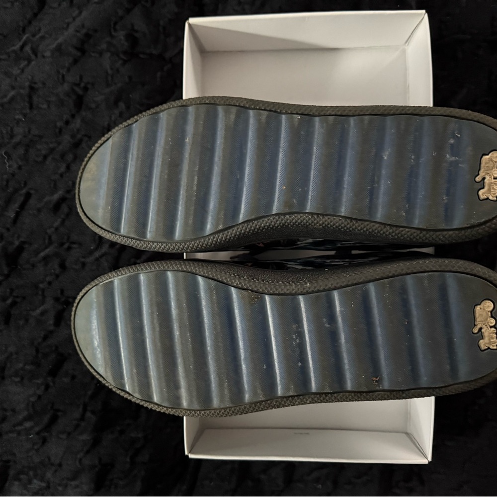 COACH Keith Haring Sneakers Black/Blue - Picture 7 of 7